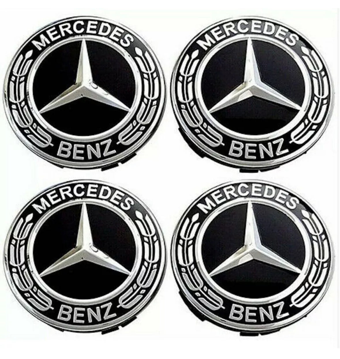 Mercedes Benz Alloy Wheel Center Cap x 4